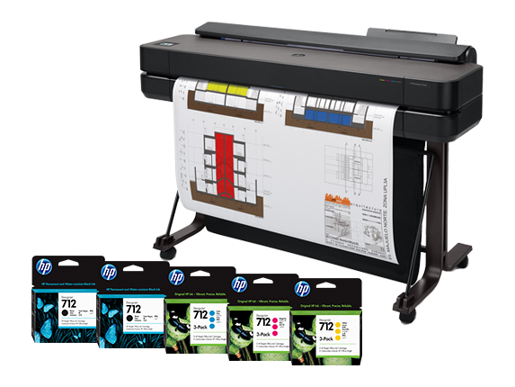 DesignJet T650 36" and Ink Convenience Bundle