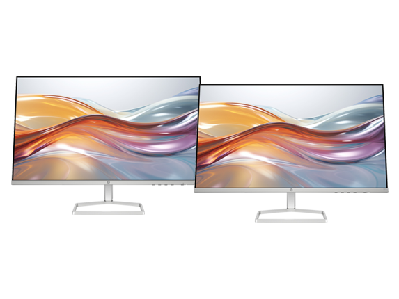 Dual HP Series 5 27 inch FHD Monitor Bundle