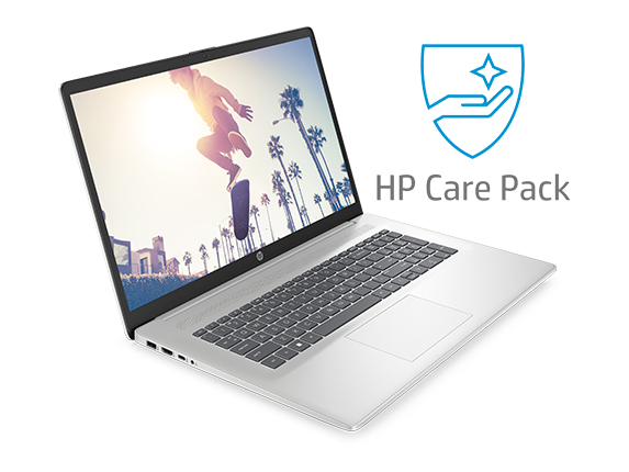 , HP Laptop 17-inch + HP 2 year Return to Depot coverage with Accidental Damage Protection