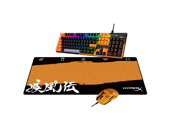 HyperX Naruto Bundle - Gaming Keyboard, Mouse + Mousepad