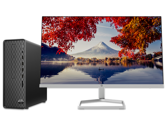 hp slim desktop bundle