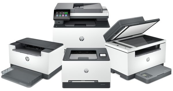 Setup of some products of the HP LaserJet Family