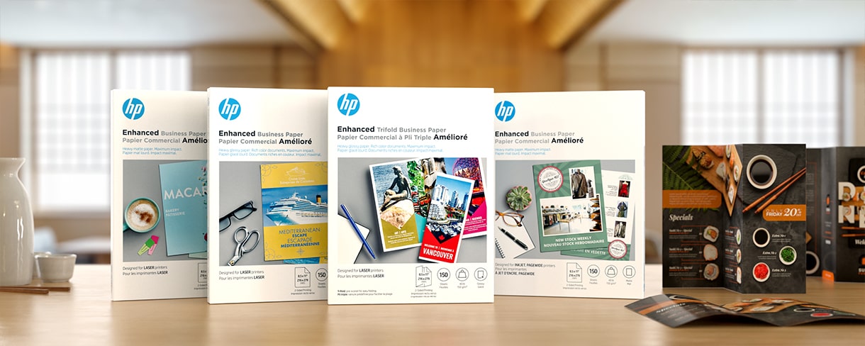 HP Everyday Business Paper, Glossy, 32 lb, 8.5 x 11 in. (216 x 279 mm), 150  sheets 4WN08A