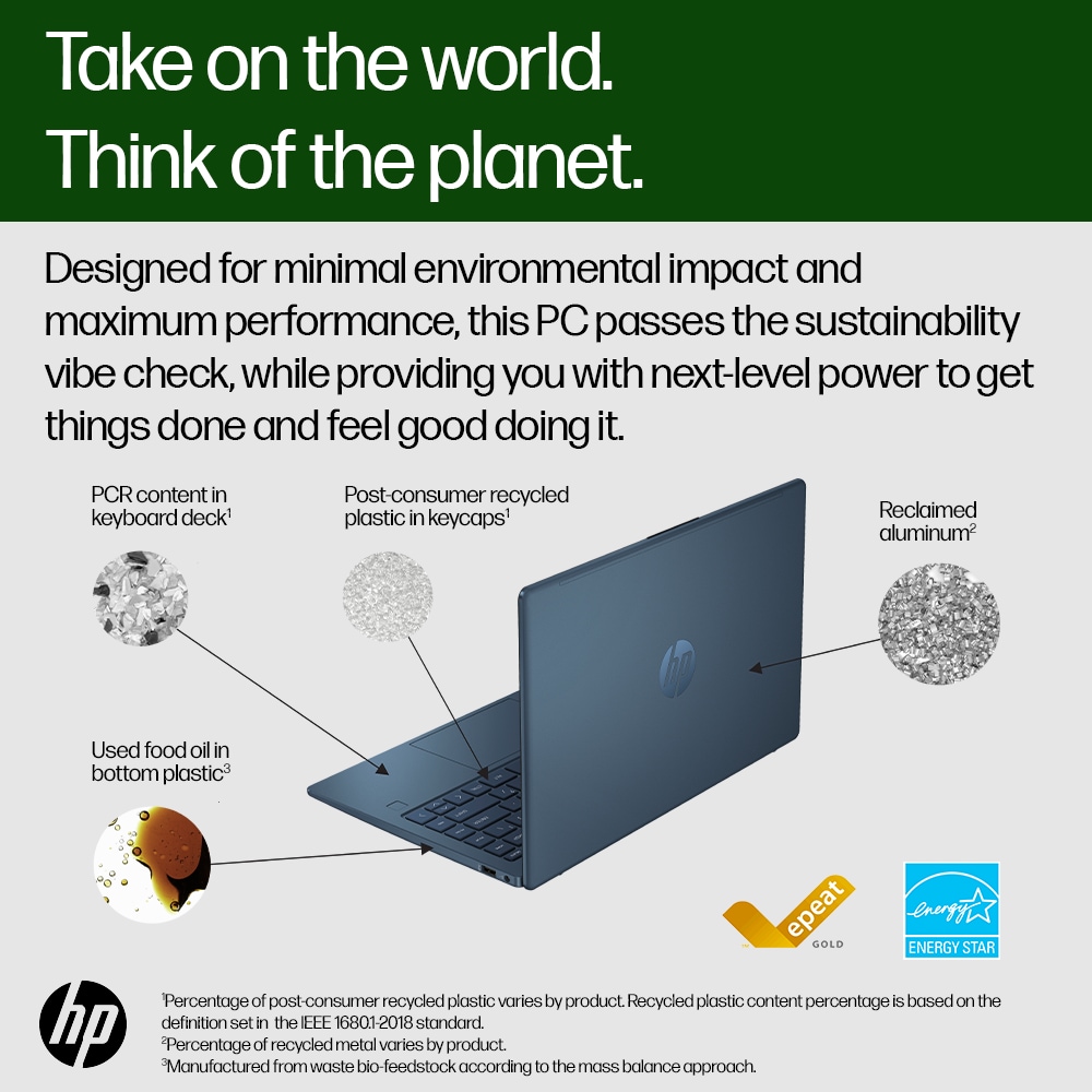 HP 14 Laptop - 13th Gen Intel Core i3-1315U - 1080p - Windows 11