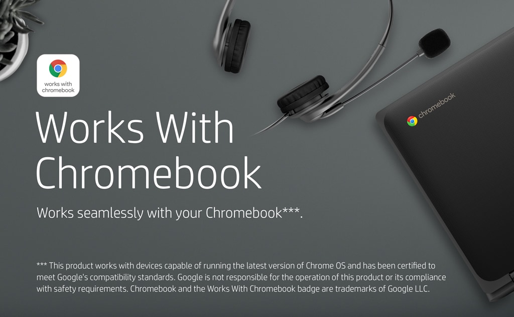 Works with Chromebook