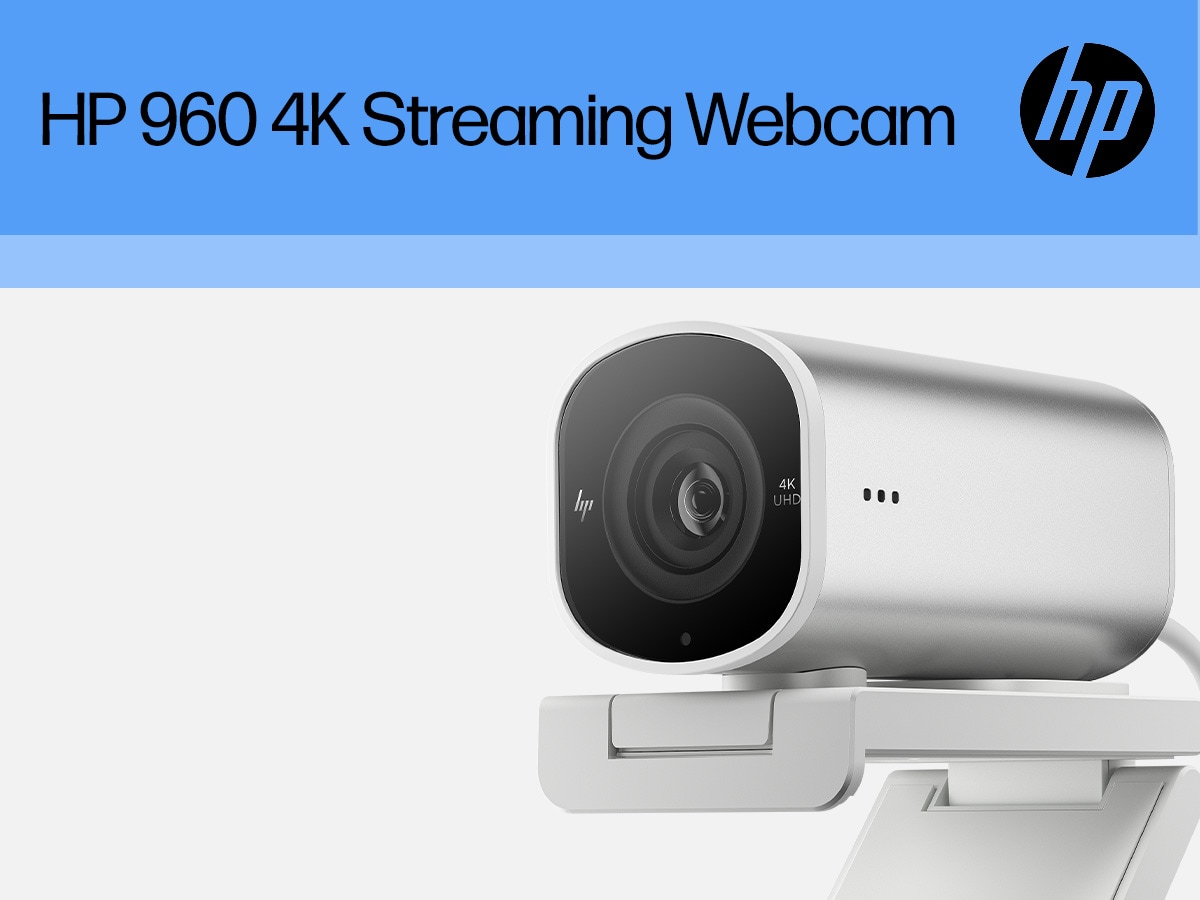 Webcam 4K HP 960 para streaming - HP Store España