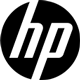 HP black logo