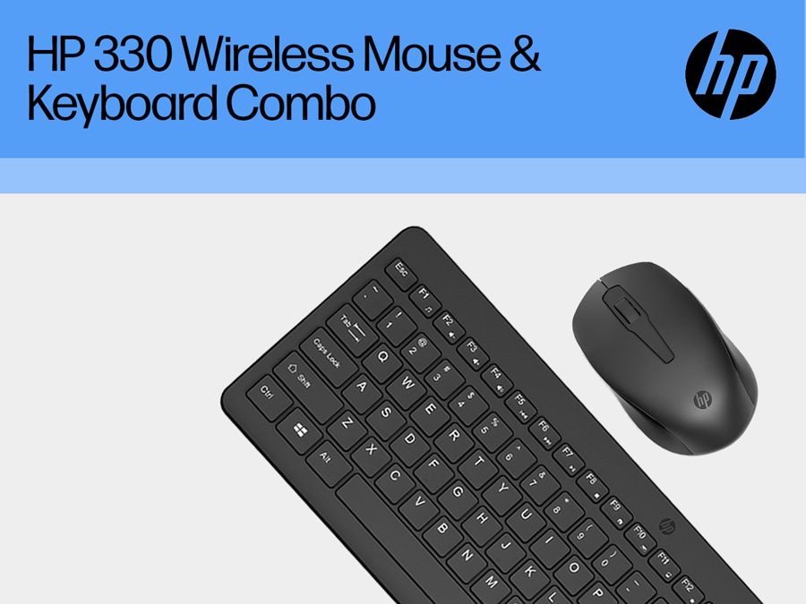 and Keyboard HP 330 Combination Mouse Wireless