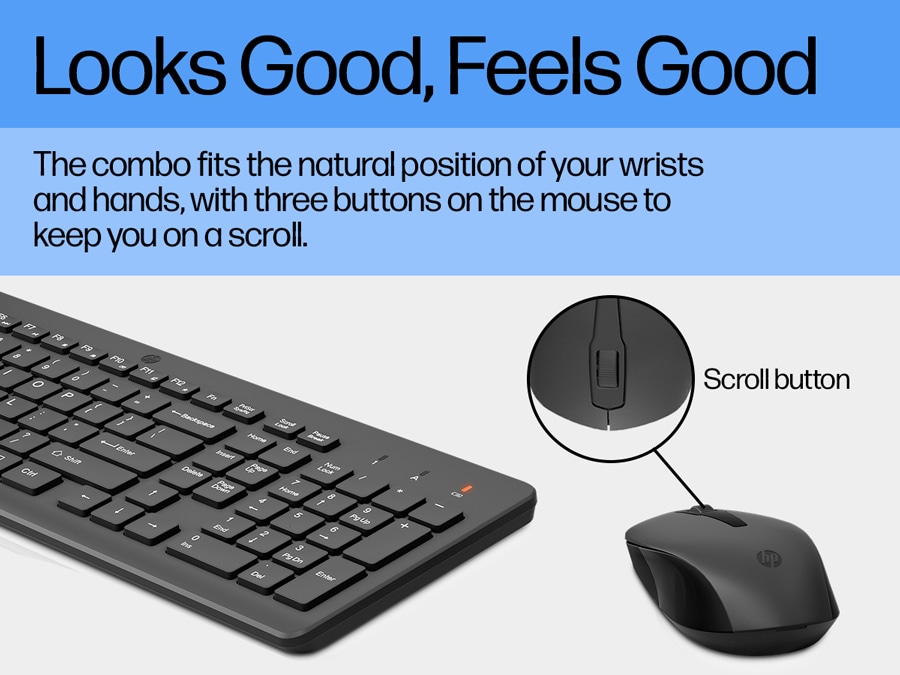 HP 330 Wireless Mouse Combination and Keyboard