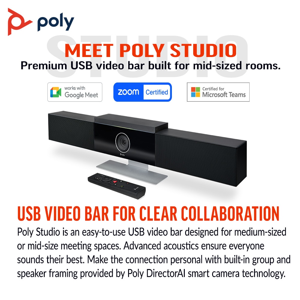 Poly Studio Video Bar USB