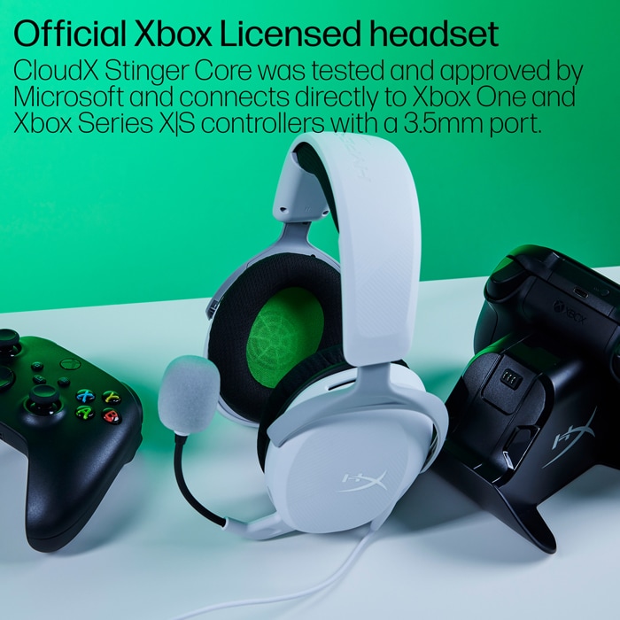 CloudX HyperX Xbox Core 2 Headsets Gaming Stinger White